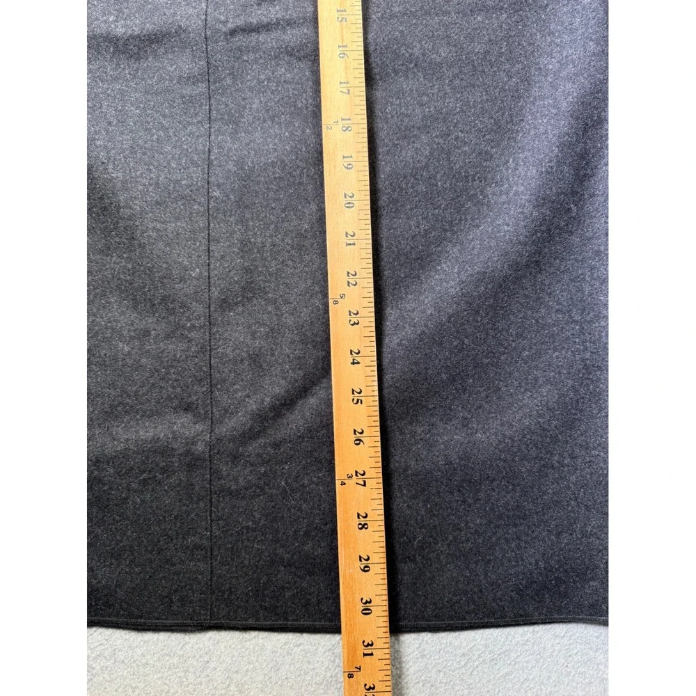 Ralph Lauren RL‎ Charcoal Wool Tailored Pencil Skirt Women Size 8 NWT Fall 2006
